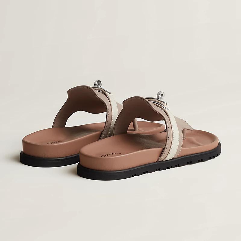 Dép Hermes Empire Sandal Nữ Be